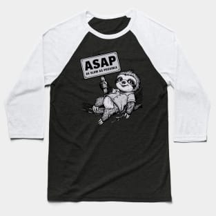 ASAP (As Slow As Possible) Baseball T-Shirt